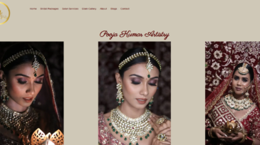 PK Artistry home page