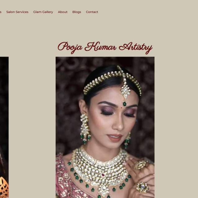 PK Artistry home page